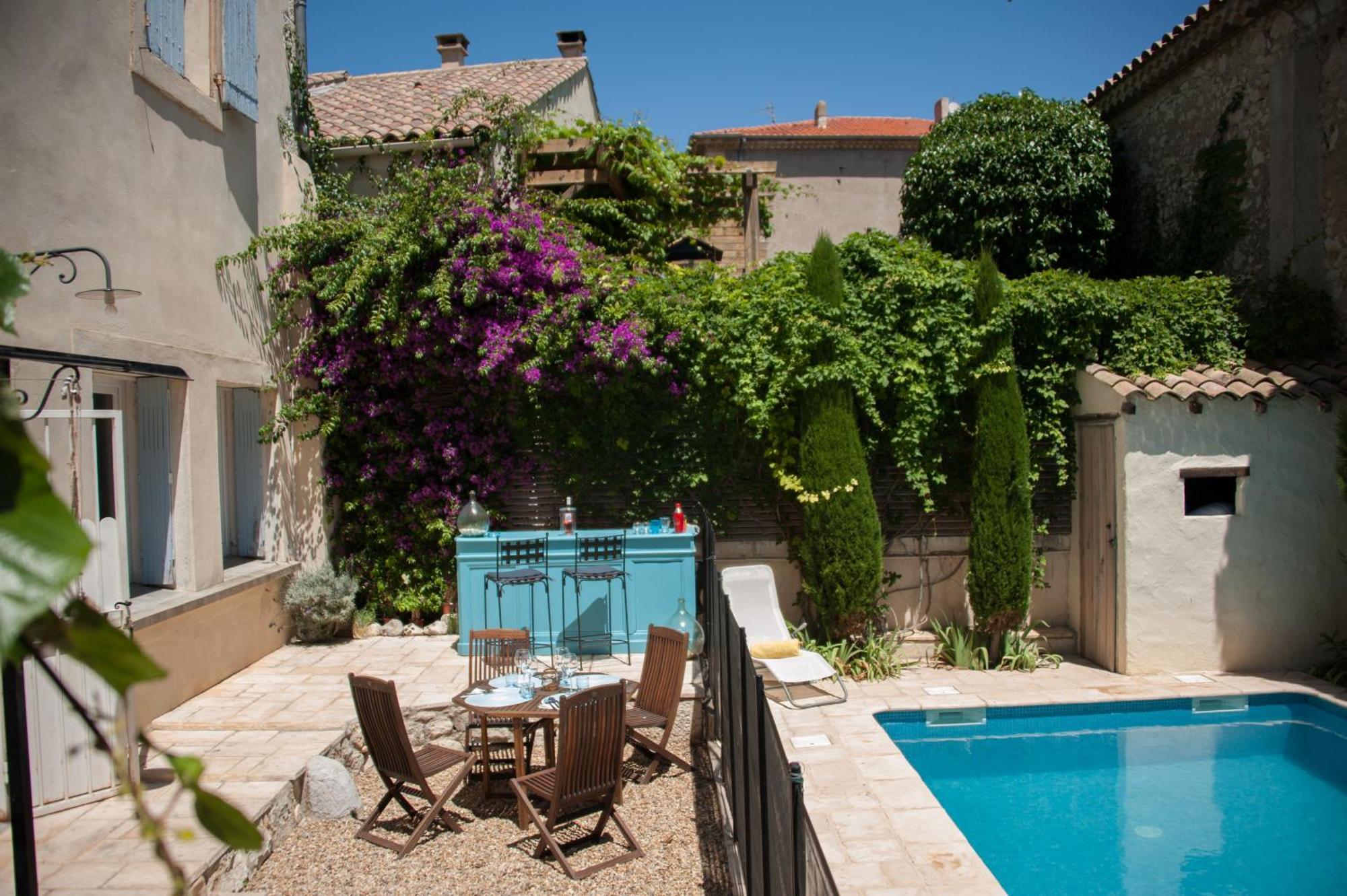 Maison Pelissier Bed And Breakfast With Sweeming Pool Cuxac-dʼAude Dış mekan fotoğraf